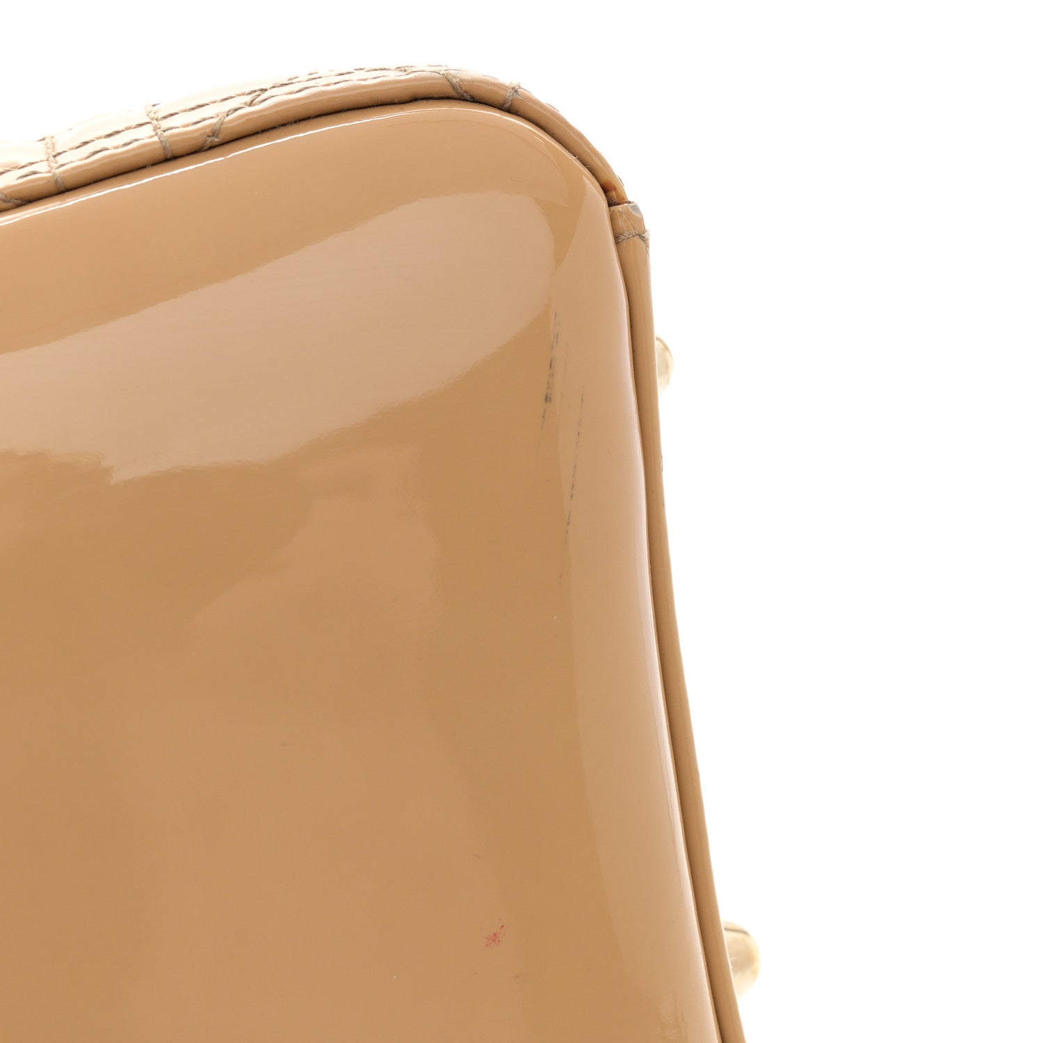 Christian Dior Patent Cannage Large Lady Dior Beige 14 of 15