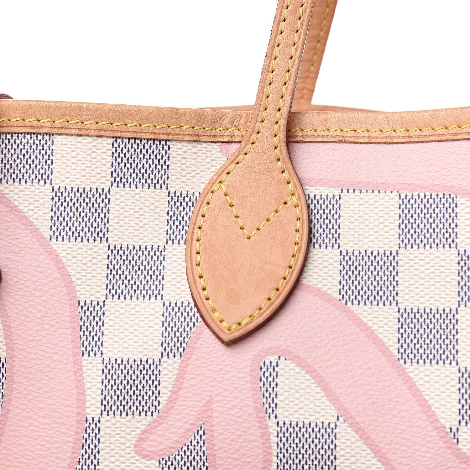 Louis Vuitton Damier Azur Tahitienne Neverfull MM 18 of 22