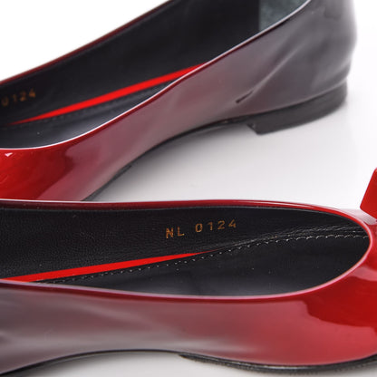 Louis Vuitton Patent Calfskin Gossip Ballerina Flats 35.5 Red 8 of 8