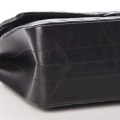 Chanel Aged Calfskin Chevron Quilted 2.55 Reissue 226 So Black 8 of 10