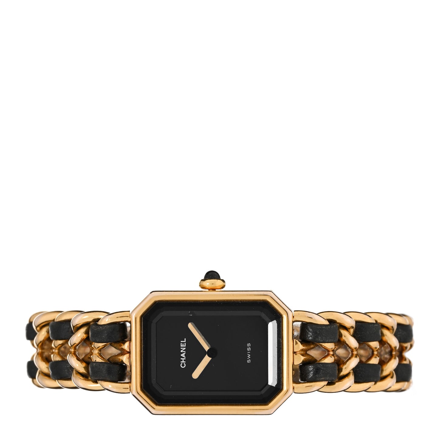 Stainless Steel Lambskin 20mm Chain Premiere Quartz Watch Gold M