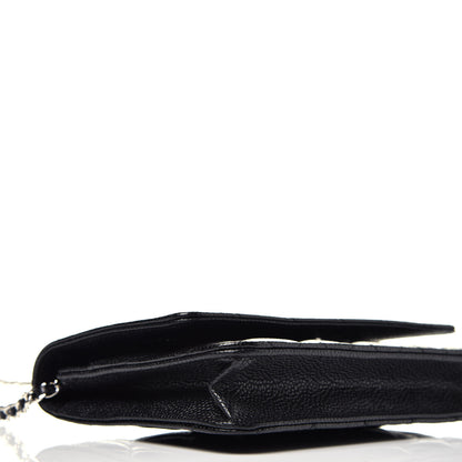 Chanel Caviar Quilted Wallet On Chain WOC Black 8 of 9