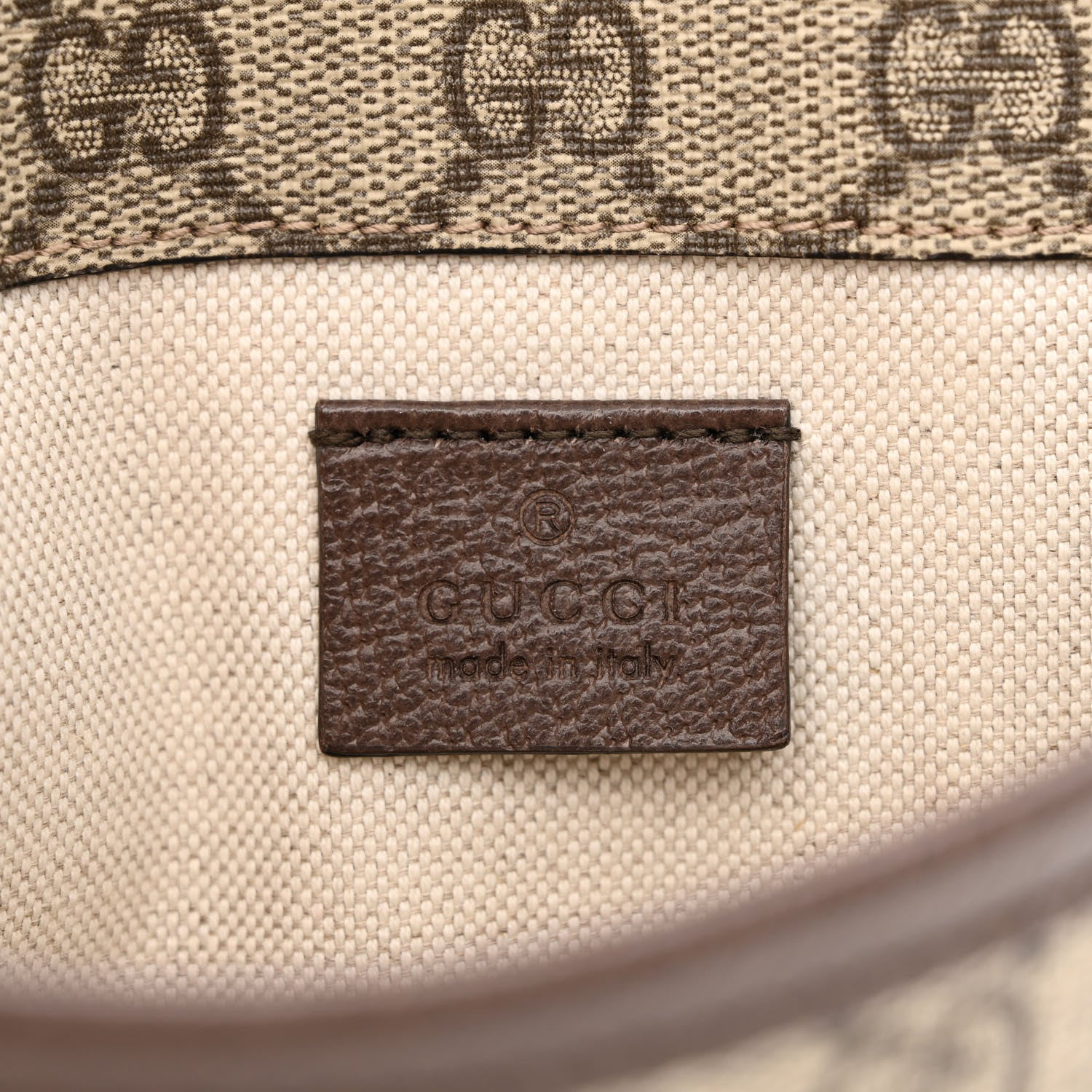 Gucci GG Supreme Monogram Neo Vintage Web Belt Bag Brown 6 of 11