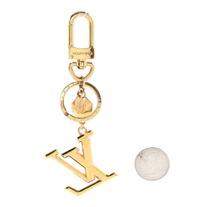 Louis Vuitton LV Facettes Bag Charm Key Holder Gold 2 of 4
