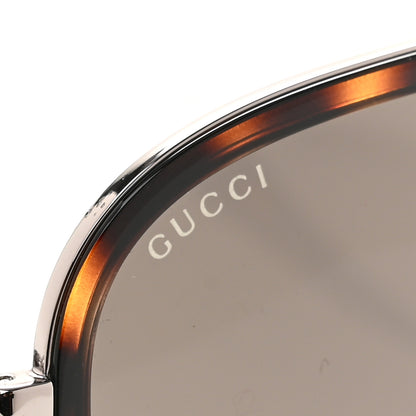 Gucci Aviator Sunglasses GG0062S Tortoise 7 of 8