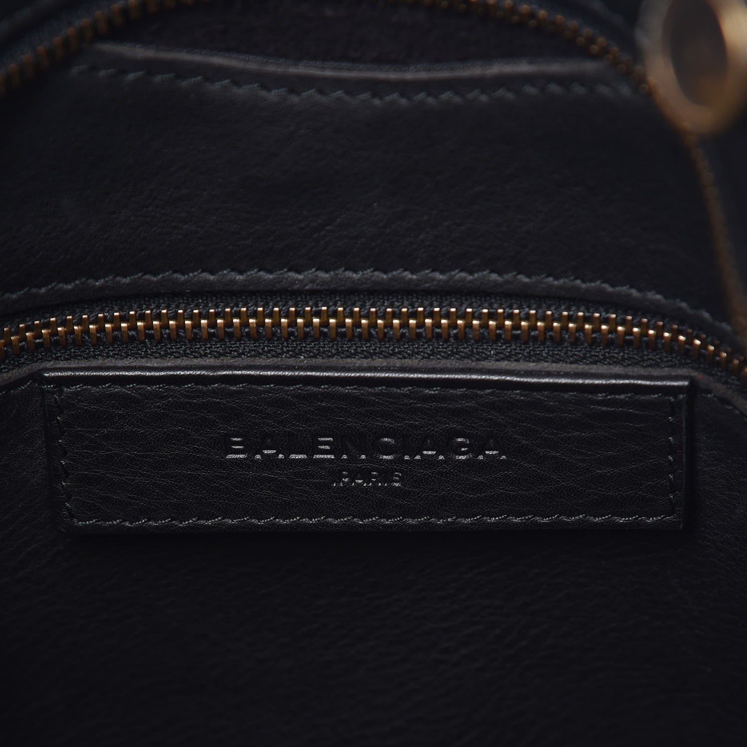 Balenciaga Veau Soyeux Perforated Blackout Hardware City Black 7 of 9