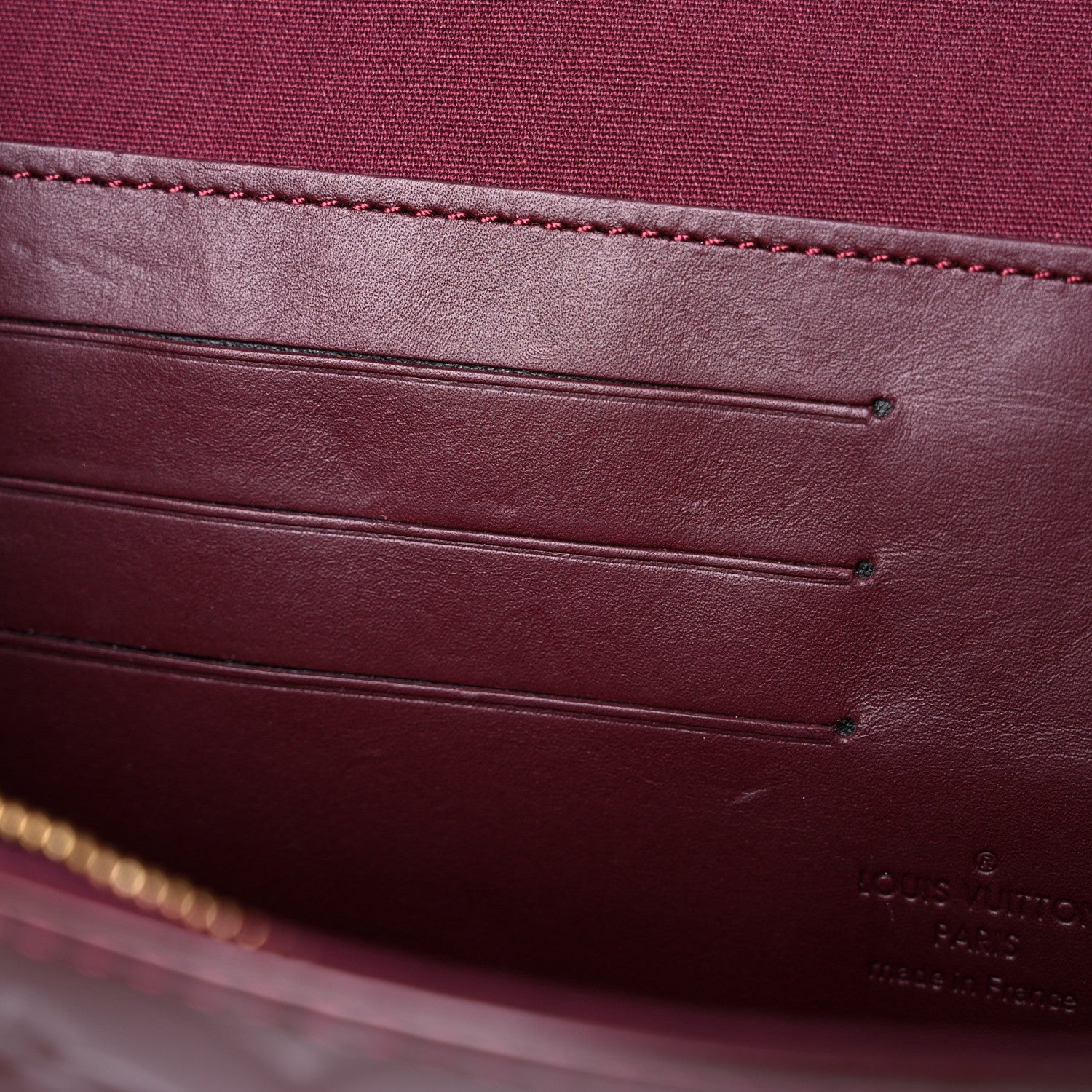 Louis Vuitton Vernis Rossmore MM Rouge Fauviste 10 of 13