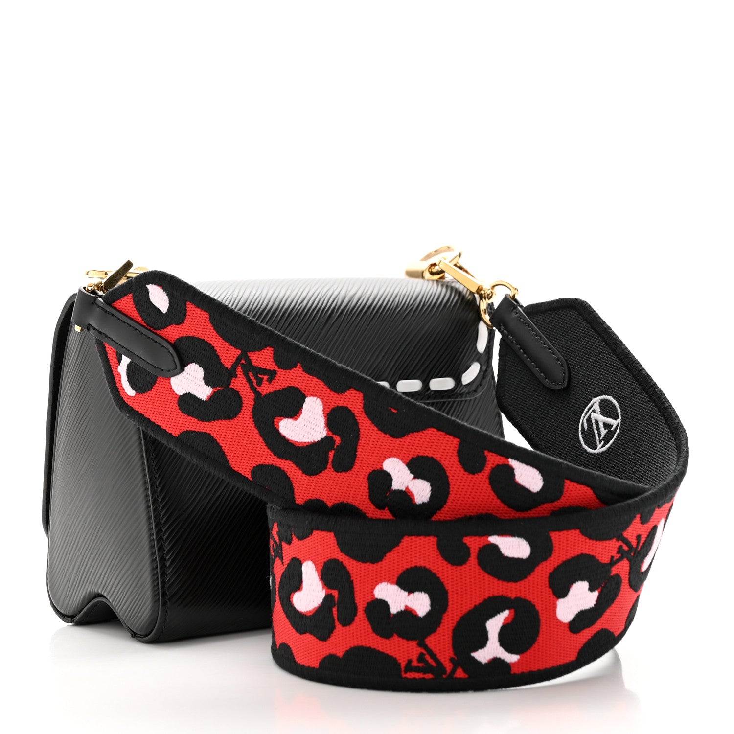 Louis Vuitton Epi Wild At Heart Twist Shoulder Bag PM Black 3 of 14