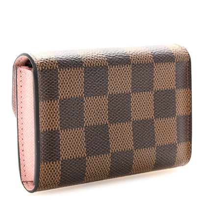 Louis Vuitton Damier Ebene Rosalie Coin Purse Rose Ballerine 3 of 7