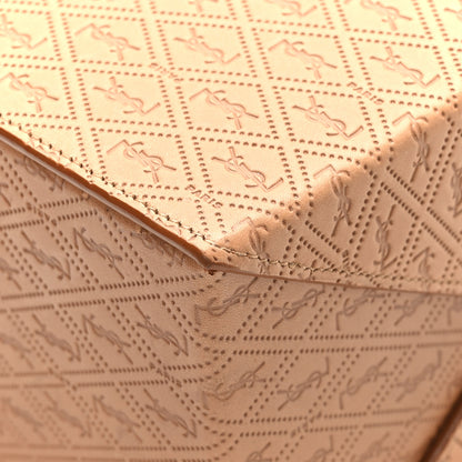 Saint Laurent Calfskin Monogram Take Away Box Dusty Vintage Brown Gold 10 of 11