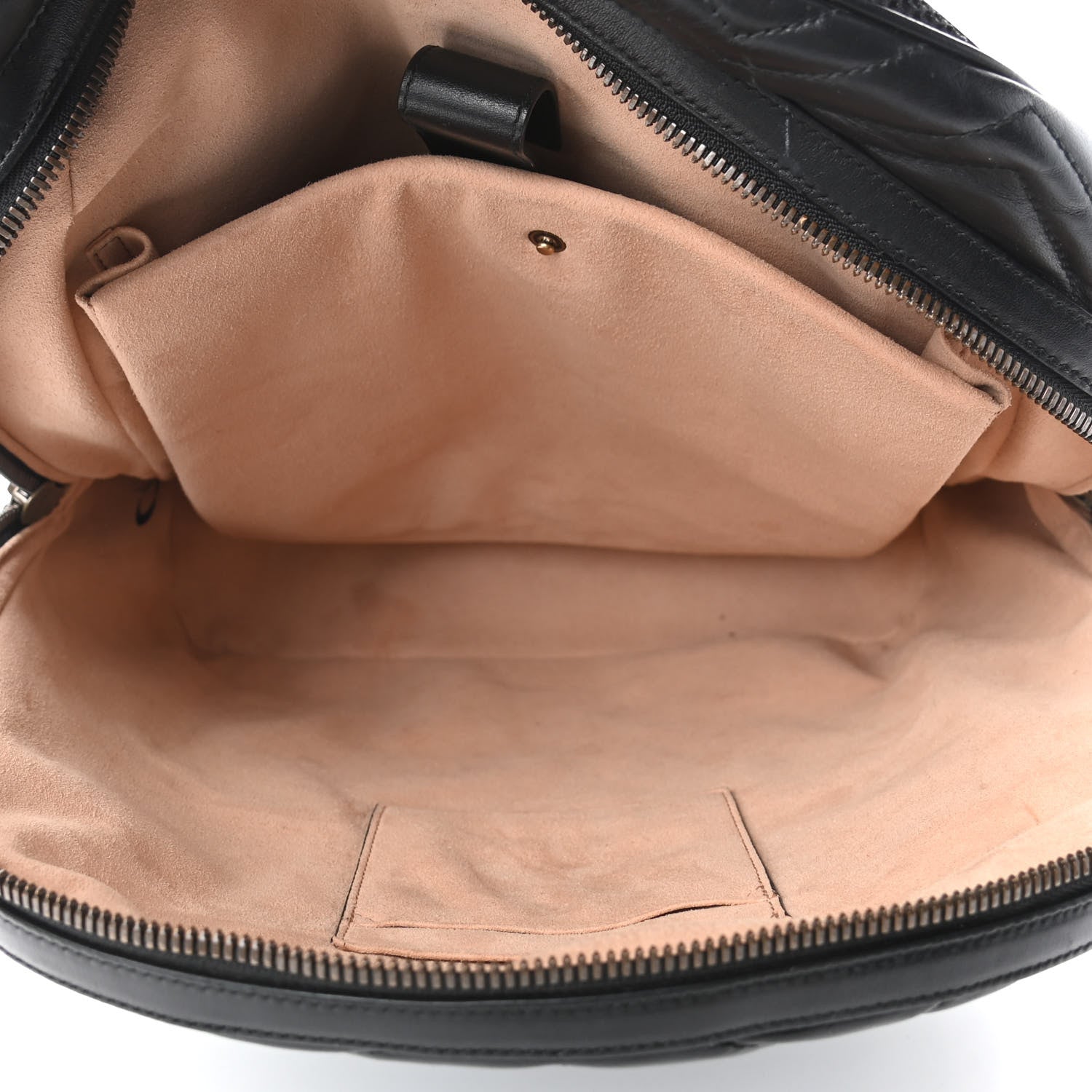 Gucci Calfskin Matelasse GG Marmont Day Backpack Black 4 of 4