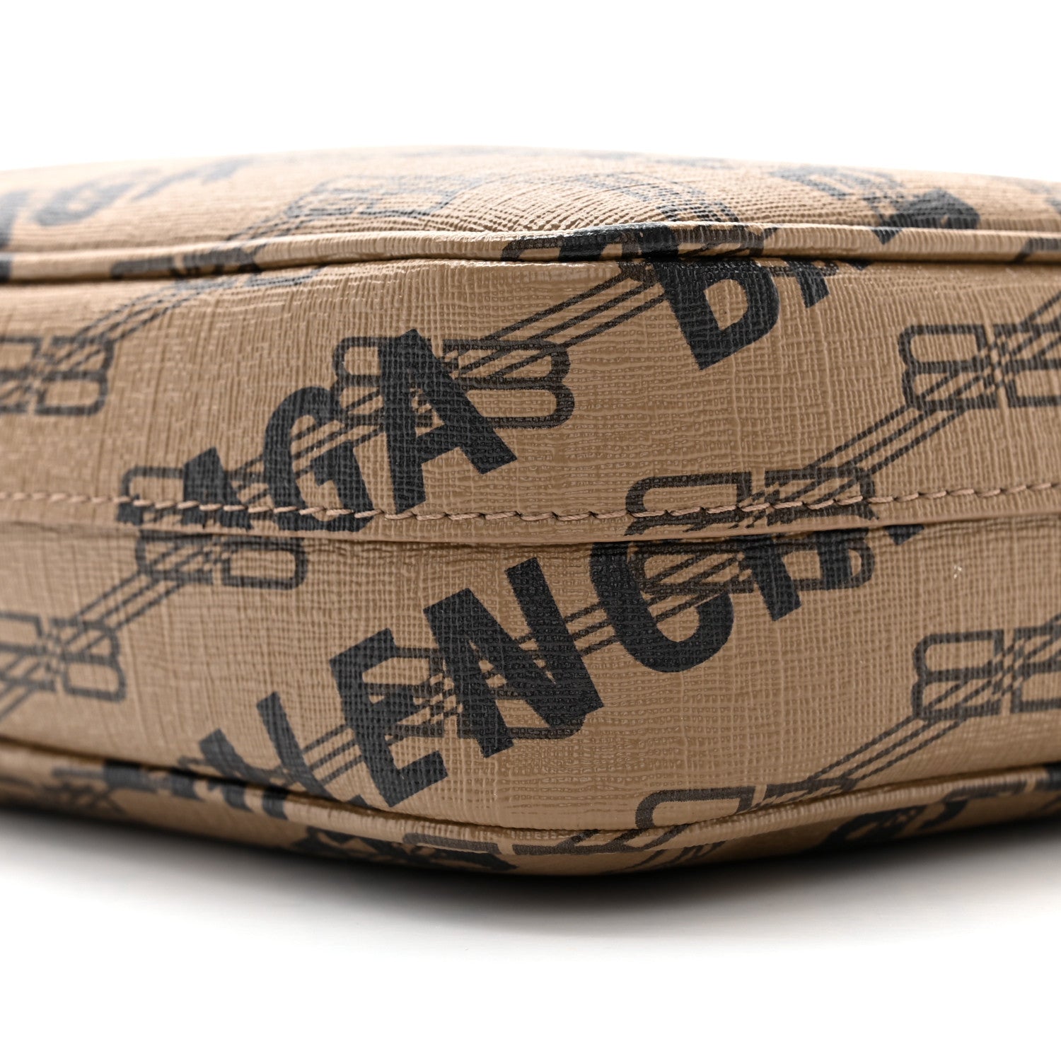 Balenciaga Coated Canvas BB Monogram Allover Logo Small Camera Bag Beige Brown Black 10 of 10
