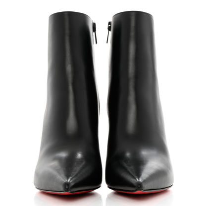 Christian Louboutin Calfskin Booty Ankle Boots 40.5 Black 2 of 8