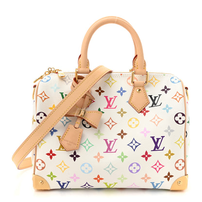 Louis Vuitton LV X TM Monogram Multicolor Speedy Bandouliere 25 White 1 of 9