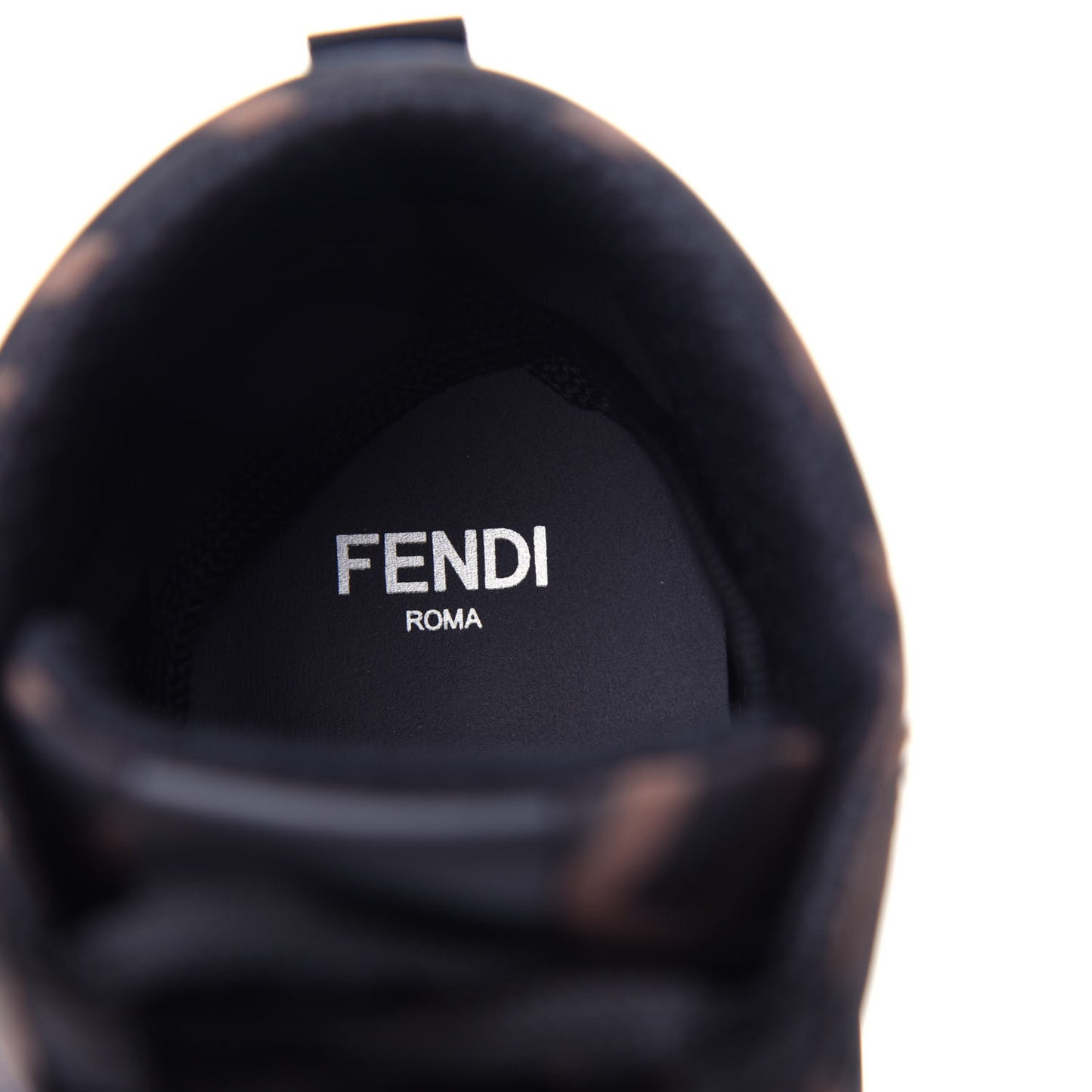 Nylon FF Reloaded High Top Sneakers 37 Tobacco Black