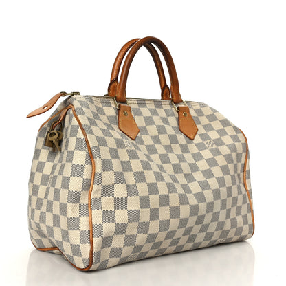 Louis Vuitton Damier Azur Speedy 30 3 of 13