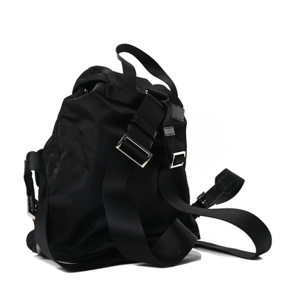 Prada Re-Nylon Vela Saffiano Small Backpack Black 3 of 9