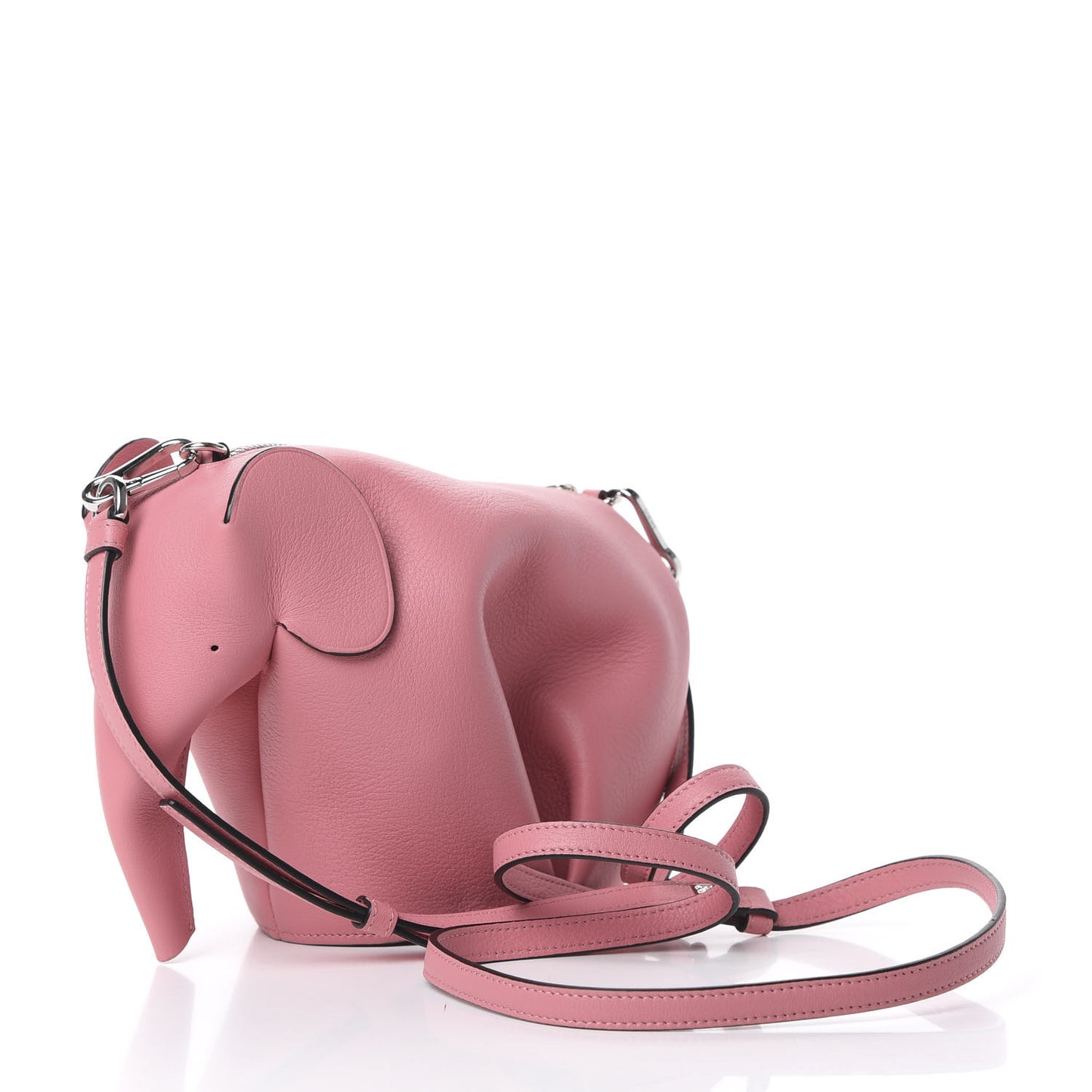 Calfskin Mini Elephant Crossbody Bag Candy
