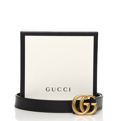 Gucci Calfskin Double G 30mm Belt 90 36 Black 6 of 6