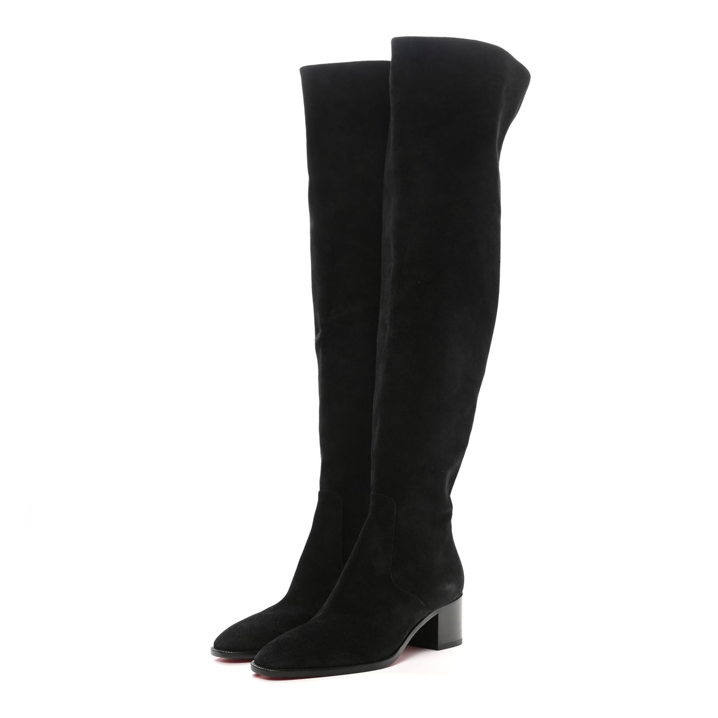 Suede Gazellou 55 Over The Knee Boots 39 Black
