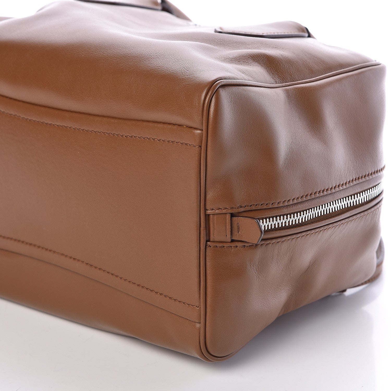 Prada Soft Calf Medium Inside Tote Cannella Turchese 9 of 9