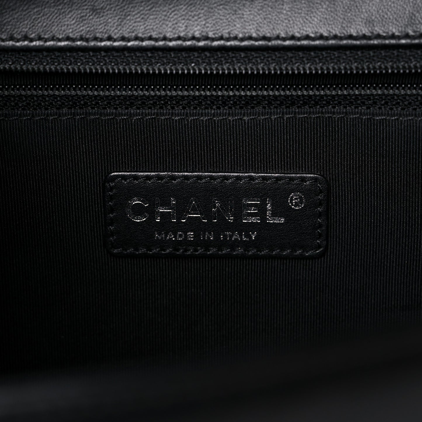 Lambskin Quilted New Medium Boy Flap Black