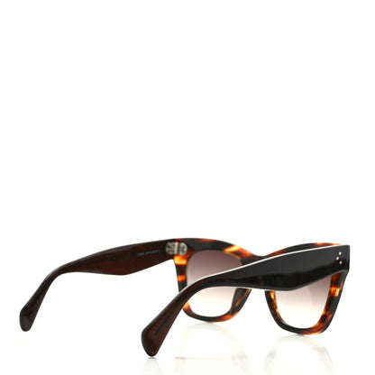 Celine Acetate Cat Eye Sunglasses CL4004IN Havana Black 4 of 7