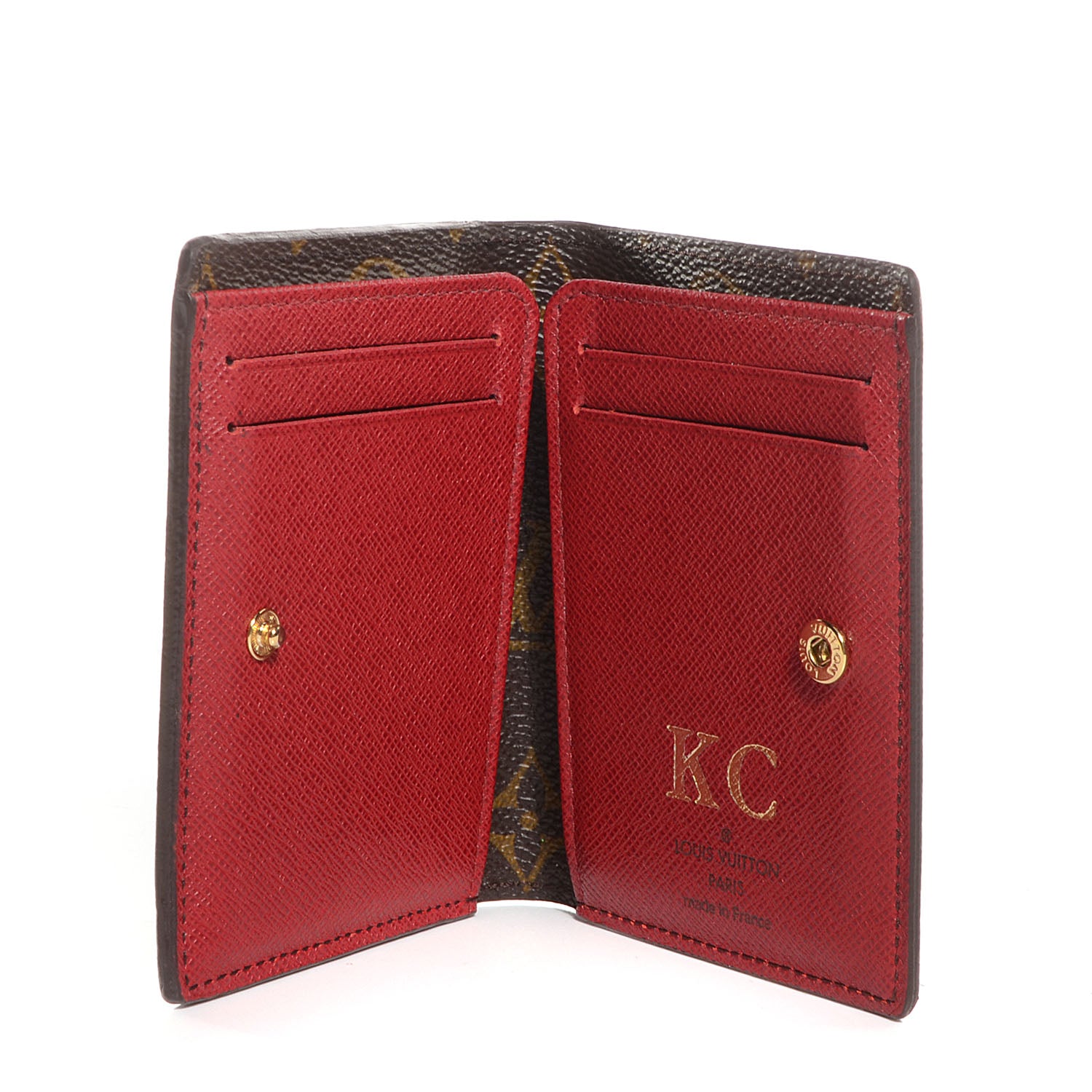 Louis Vuitton Monogram Compact Marie Wallet Rouge 6 of 8
