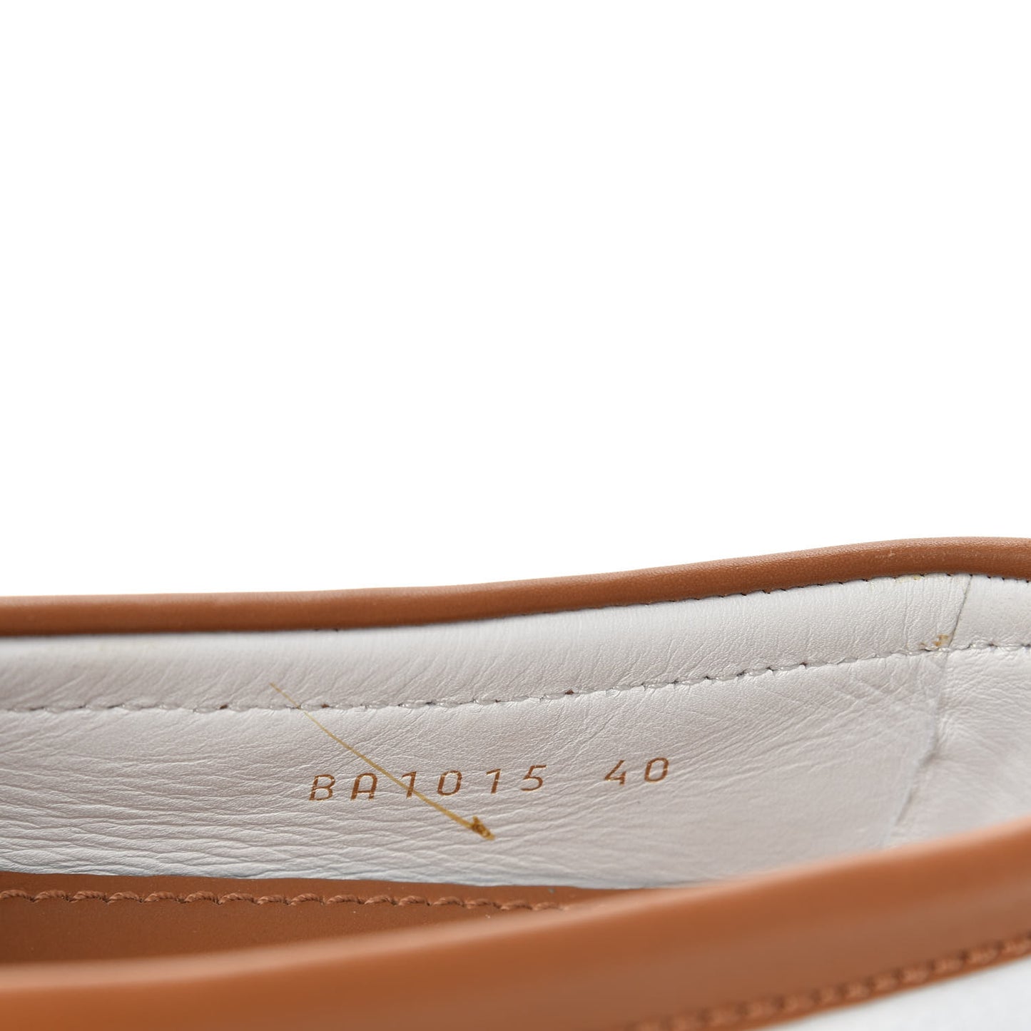 Calfskin Charm Moccasin Loafers 40 White