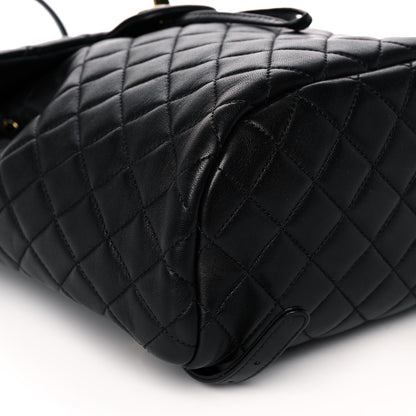 Chanel Calfskin Quilted Small Urban Spirit Backpack Black 10 of 14