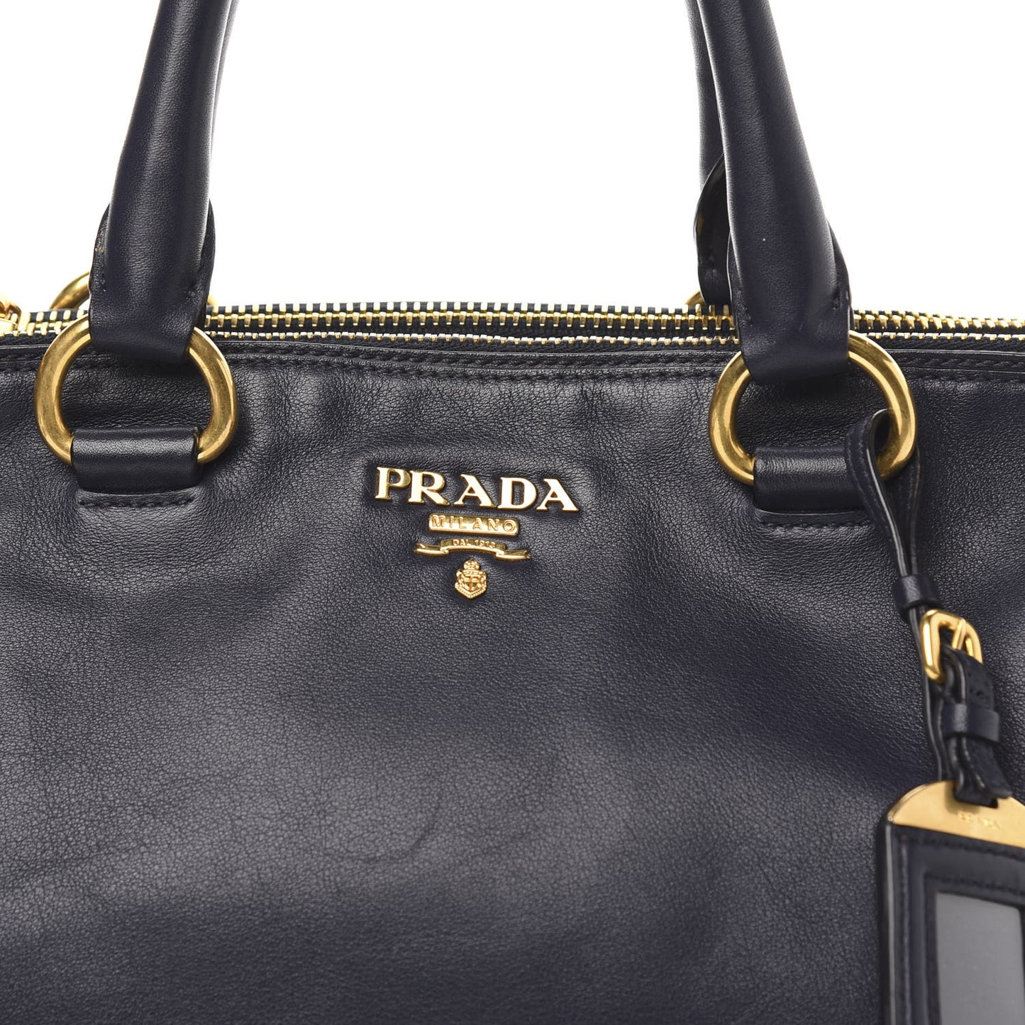 Soft Calfskin Double Zip Shoulder Bag Baltico