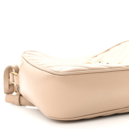 Saint Laurent Calfskin Matelasse Monogram Lou Camera Bag Dark Latte 8 of 13