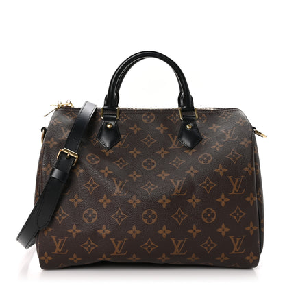 Louis Vuitton Monogram Bandouliere 30 Black 1 of 12