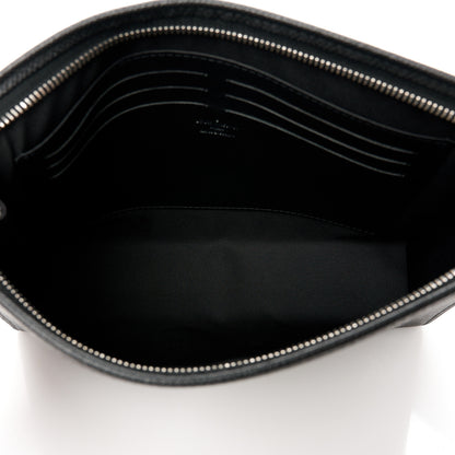 Louis Vuitton Taiga Pochette Voyage MM Black 5 of 8