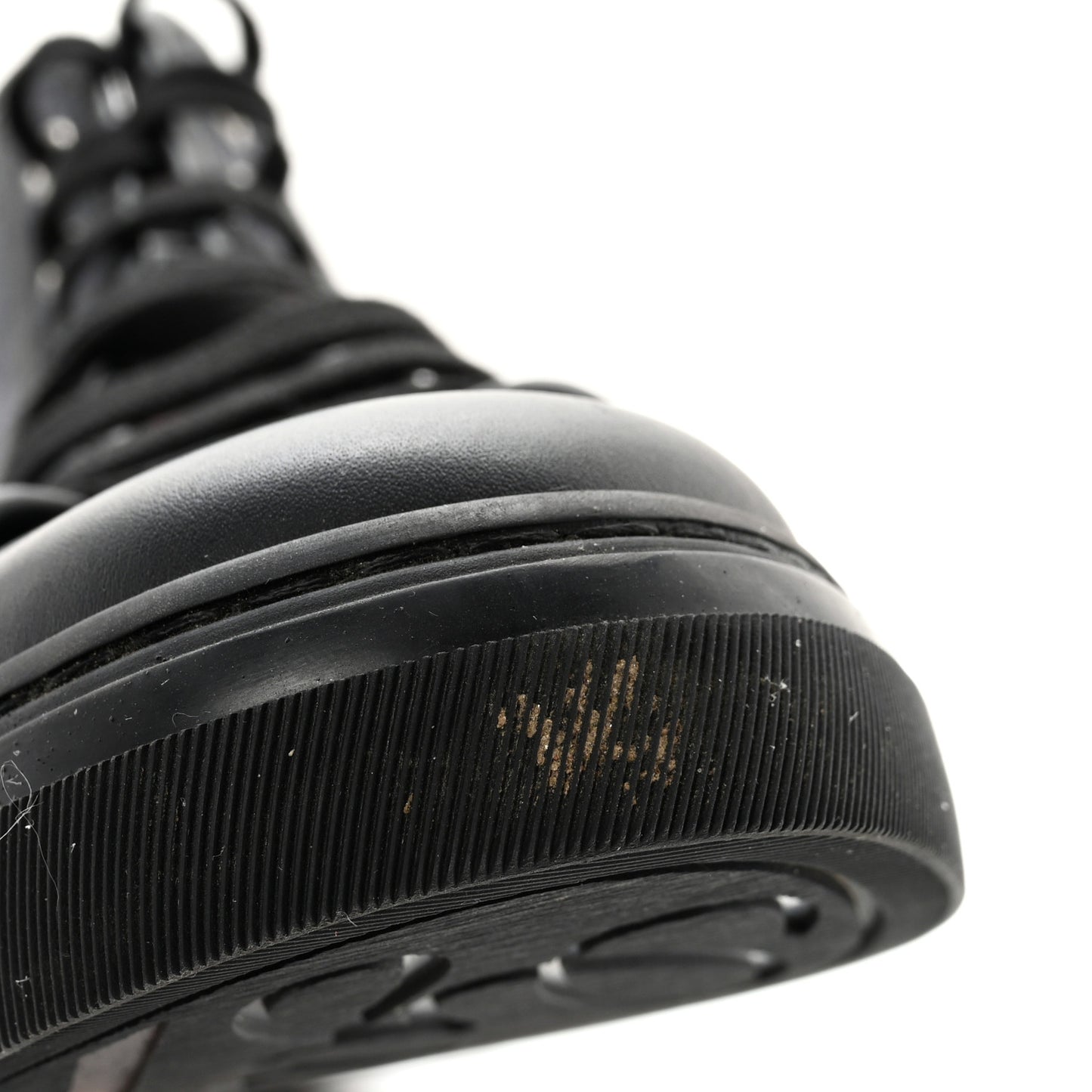 Monogram Mens High Top Sneakers 9 Black