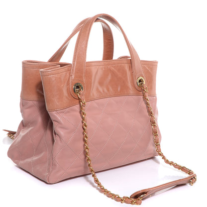 Chanel Calfskin Small In The Mix Shopping Tote Light Red 3 of 7