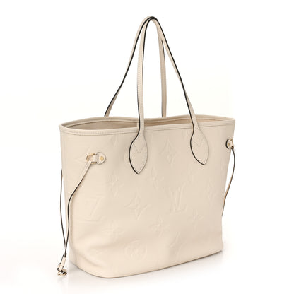 Louis Vuitton Empreinte Monogram Giant Neverfull MM Cream 3 of 8