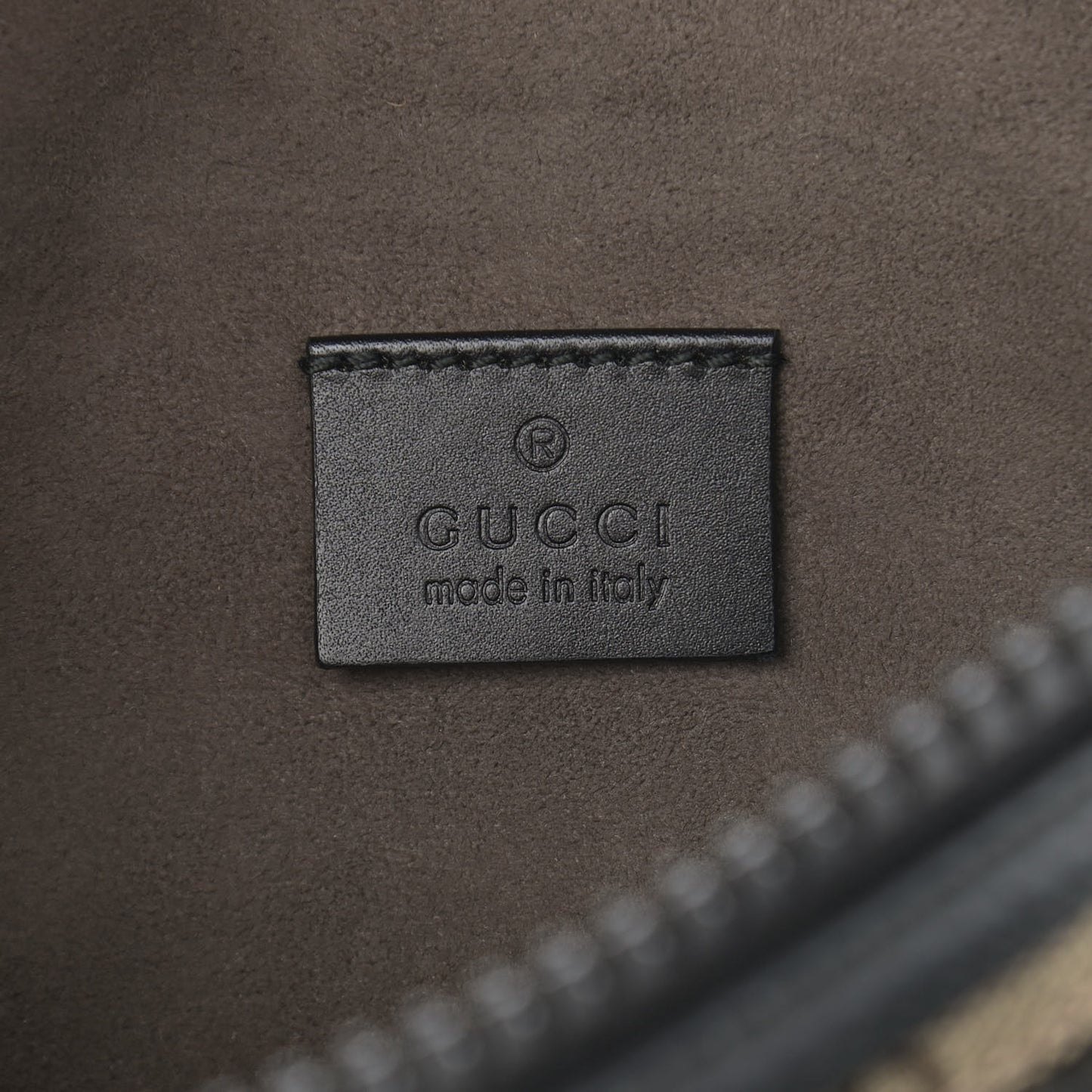 GG Supreme Monogram Belt Bag Black