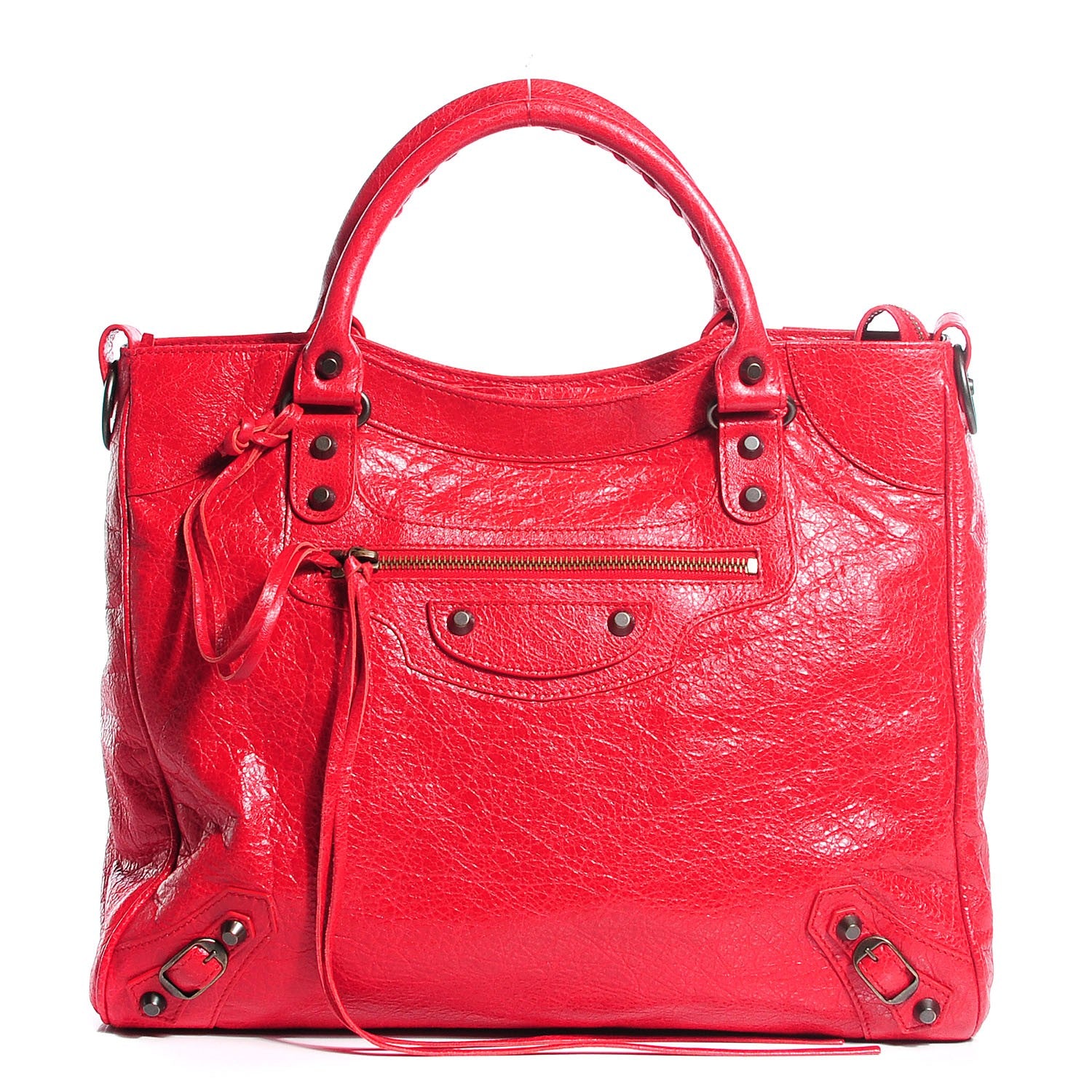 Balenciaga Agneau Classic Hardware Velo Rouge Cardinal 1 of 13