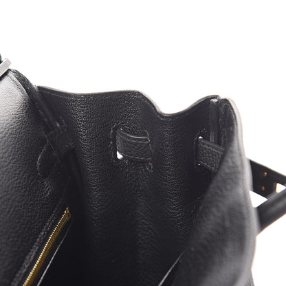 Hermes Togo Birkin 25 Black 12 of 34