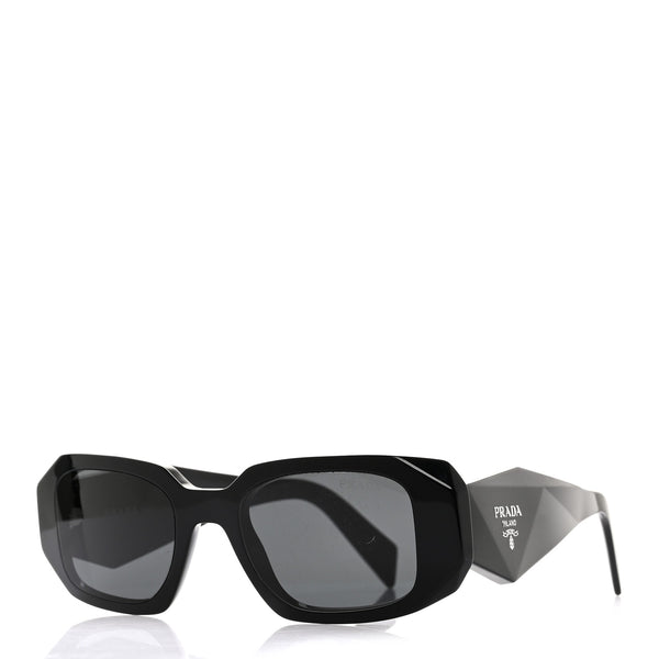 Prada Acetate Symbole Sunglasses SPR 17W Black 1880081 – FASHIONPHILE
