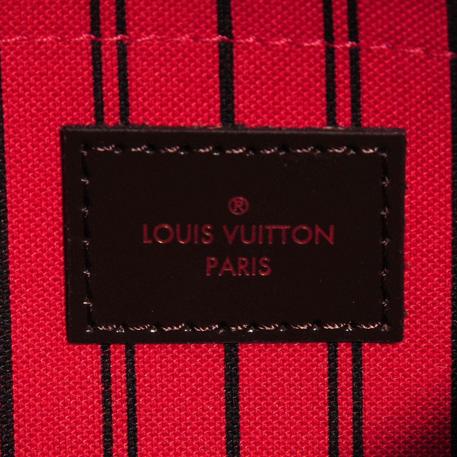 Louis Vuitton Damier Ebene Neverfull MM GM Pochette 6 of 7