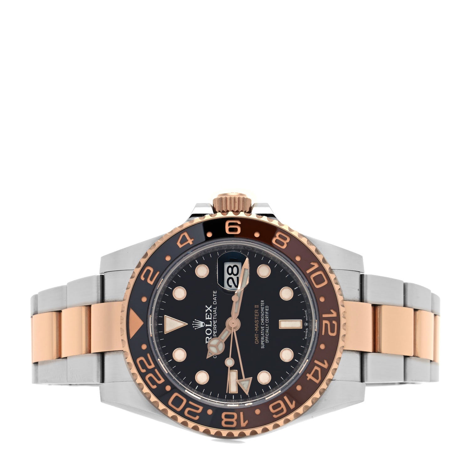 Rolex Stainless Steel 18K Everose Gold 40mm GMT-Master II Root Beer Watch 126711CHNR 2 of 5
