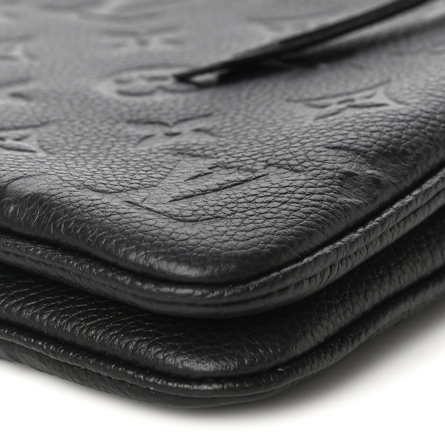 Empreinte Double Zip Pochette Black