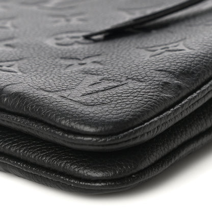 Louis Vuitton Empreinte Double Zip Pochette Black 9 of 10