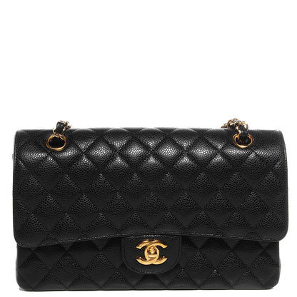 Chanel Caviar Quilted Medium Double Flap Black 1 of 9
