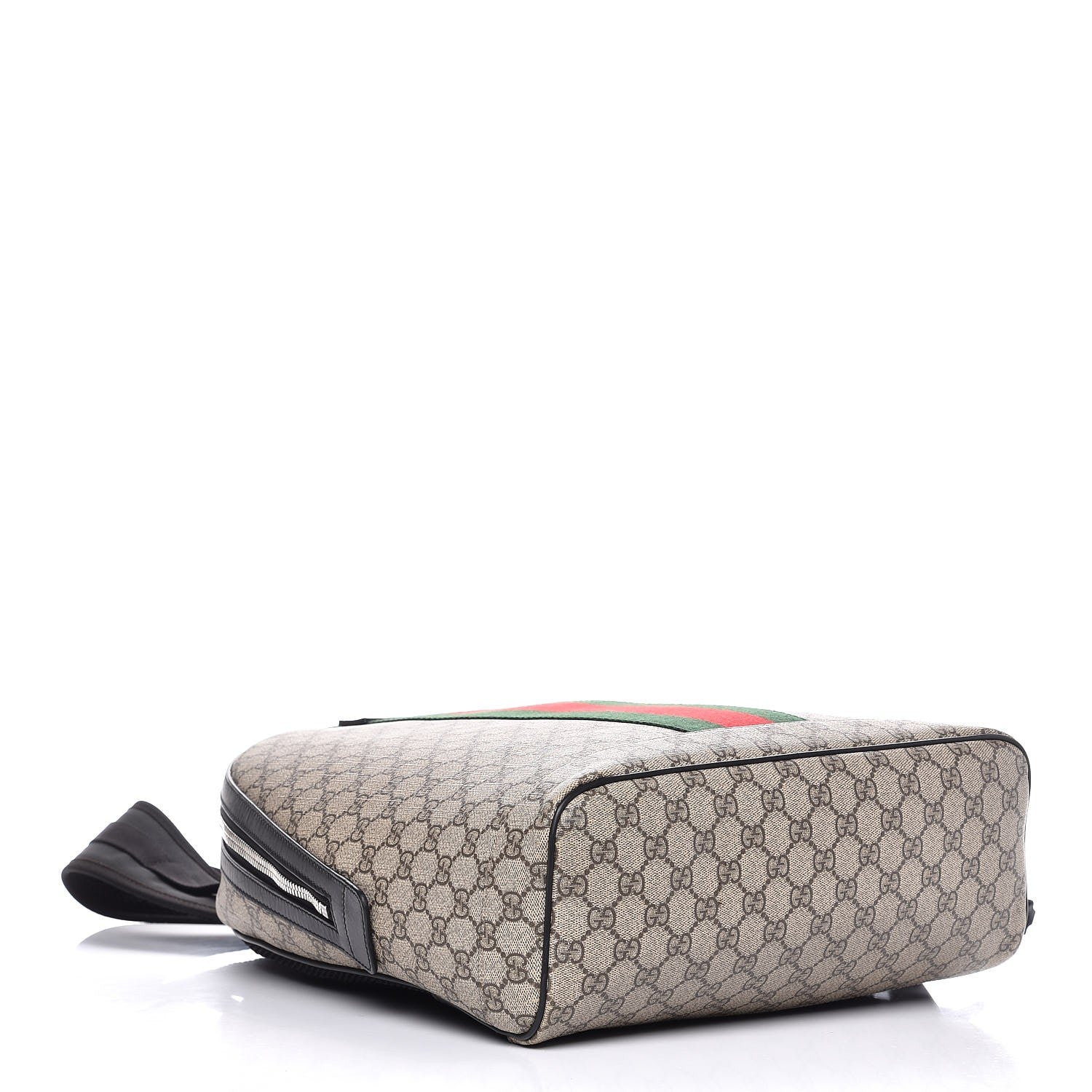 Gucci GG Supreme Monogram Web Dome Backpack Black 4 of 8