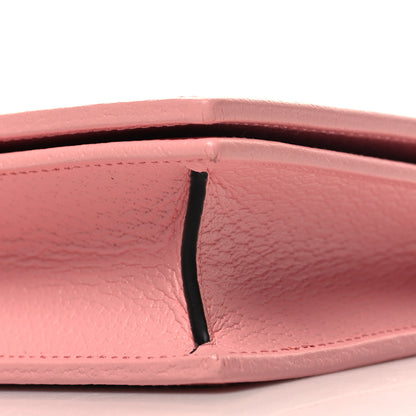 Gucci Textured Dollar Calfskin Mini Diana Chain Bag Wild Rose 10 of 10