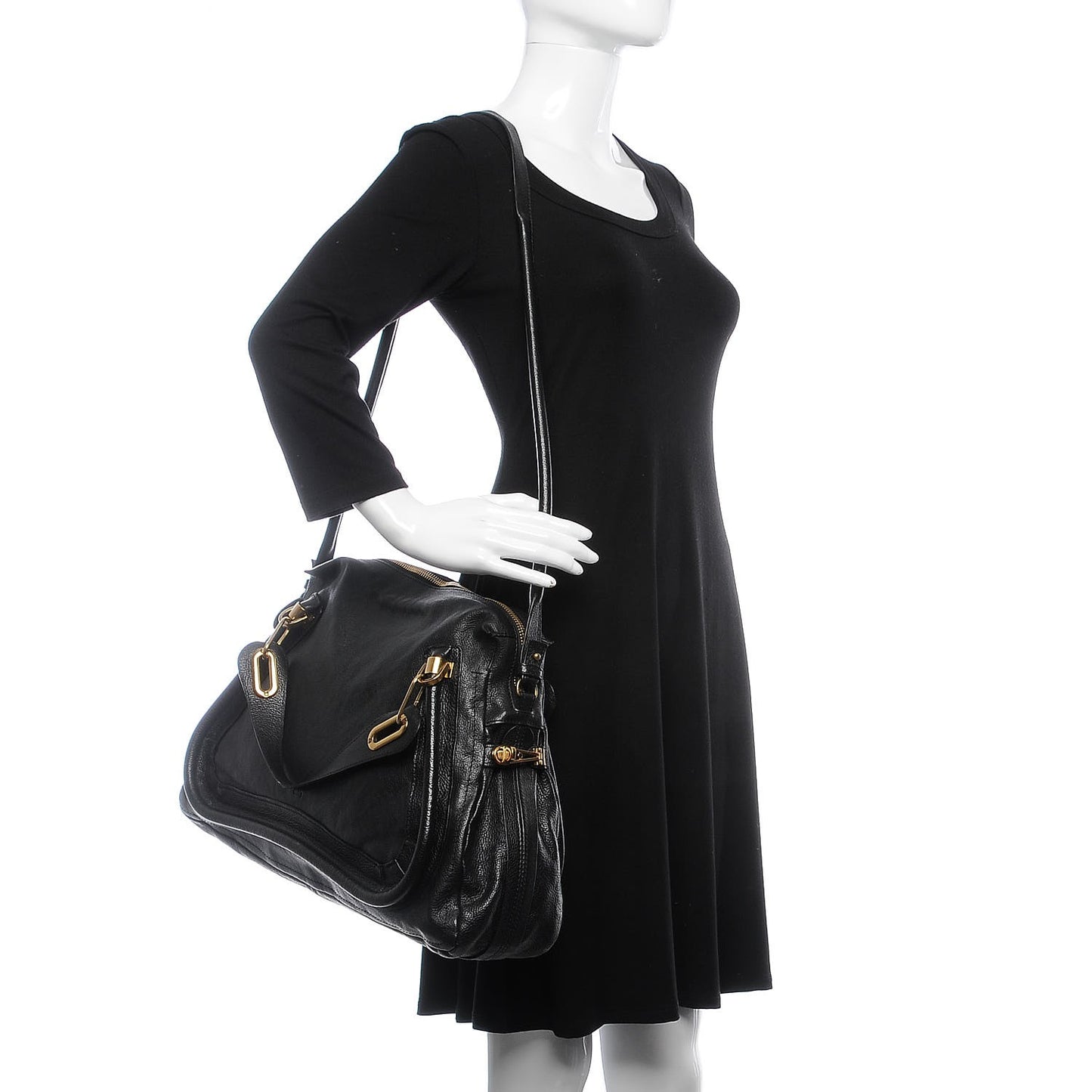 Calfskin Large Paraty Black