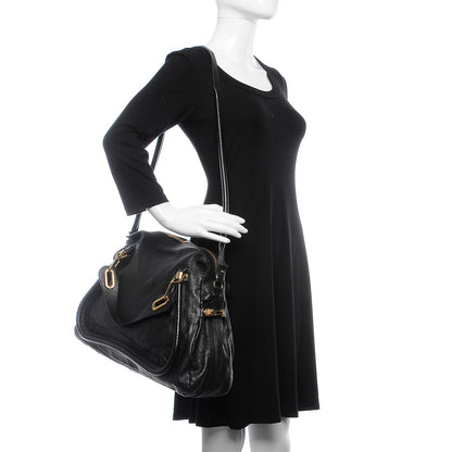 Chloe Calfskin Large Paraty Black 2 of 9